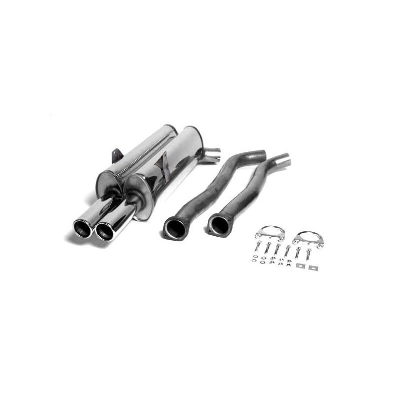  stainless steel catback 2x70mmper BMW M3 E36 limo./coupe/cabrio (Cod. T-02BM002-15)