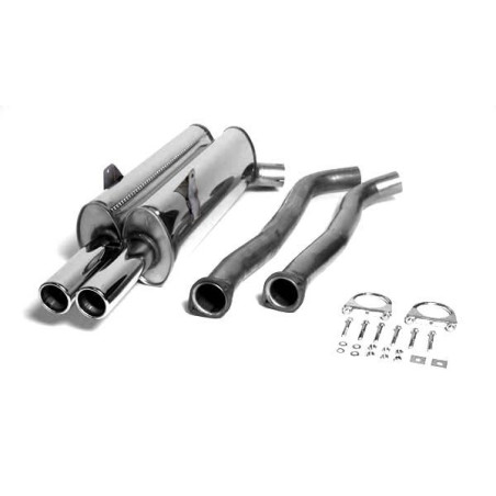  stainless steel catback 2x70mmper BMW M3 E36 limo./coupe/cabrio (Cod. T-02BM002-15)