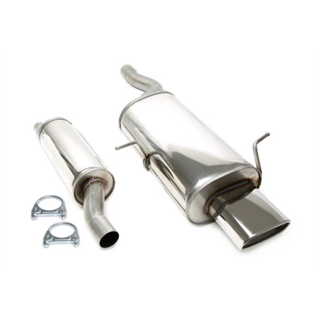  stainless steel exhaust system 85x150mm for BMW 316i/318i E46 berlina/Coupé/Touring (Cod. T-02BM00