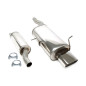  stainless steel exhaust system 85x150mm for BMW 316i/318i E46 berlina/Coupé/Touring (Cod. T-02BM00