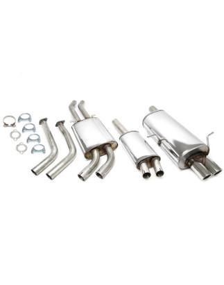 sistema di scarico 2x70mm per BMW 320i/325i/330i M54 E46 berlina/Coupé/Touring/Cabrio (Cod. T-02BM0