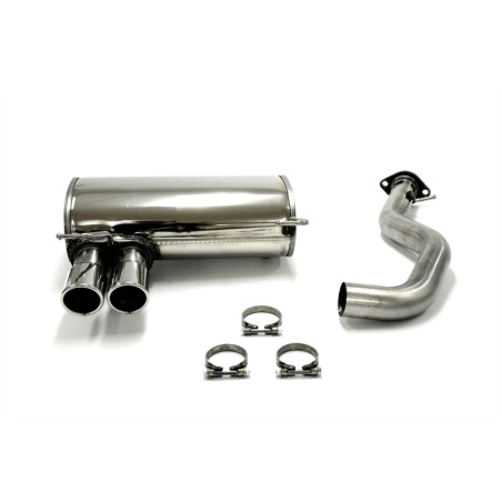 sistema di scarico 2x70mm per BMW 325i/330i E90 berlina /E91 Touring (Cod. T-02BM010-19)