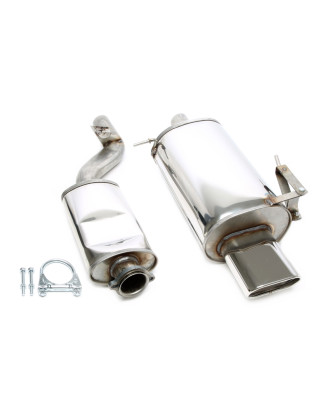 sistema di scarico 70x140mm per BMW Z3 E36 16V (Cod. T-02BM012-23)