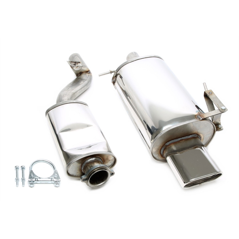 sistema di scarico 70x140mm per BMW Z3 E36 16V (Cod. T-02BM012-23)