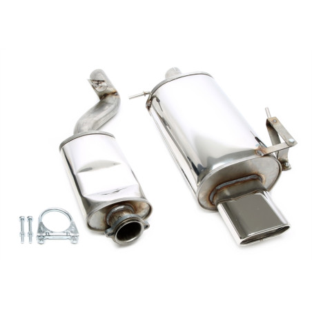 sistema di scarico 70x140mm per BMW Z3 E36 16V (Cod. T-02BM012-23)