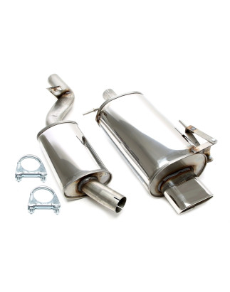 sistema di scarico 70x140mm per BMW Z3 E36 8V (Cod. T-02BM013-23)