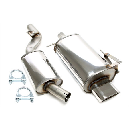 sistema di scarico 70x140mm per BMW Z3 E36 8V (Cod. T-02BM013-23)