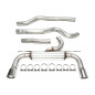 sistema di scarico 1x90mm BMW 3 serie berlina + touring diesel F30,F31 / 4 serie convertible/co... (