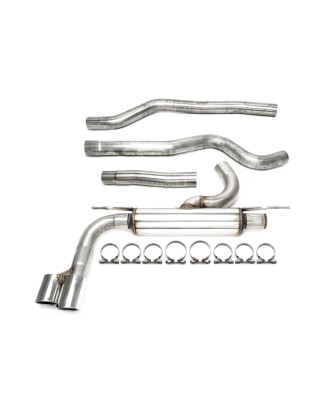 sistema di scarico 2x80mm BMW 3 serie berlina + touring diesel F30/F31 / 4 serie convertible /... (C