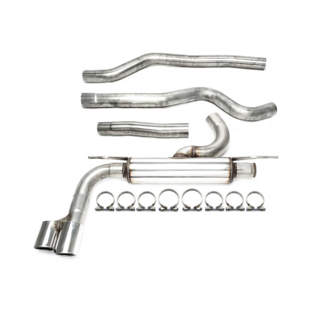 sistema di scarico 2x80mm BMW 3 serie berlina + touring diesel F30/F31 / 4 serie convertible /... (C