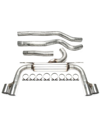 sistema di scarico 2x80mm BMW 3 serie berlina + touring diesel F30,F31 / 4 serie convertible/co... (