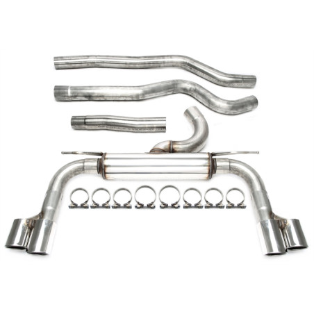sistema di scarico 2x80mm BMW 3 serie berlina + touring diesel F30,F31 / 4 serie convertible/co... (