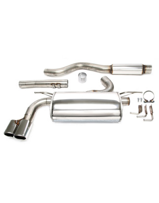 sistema di scarico 2x80mm BMW 3 serie berlina + touring 320i F30/F31 / 4 serie convertible / co... (