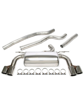 sistema di scarico 2x80mm BMW 3 serie berlina + touring 320i F30,F31 / 4 serie convertible/coup... (
