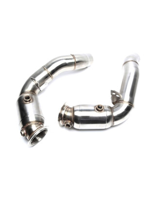 Downpipe con convertitore cataliticoper BMW 5 serie F10, 6 serie F06/F12/F13 M5/M6 (Cod. T-06BM010)