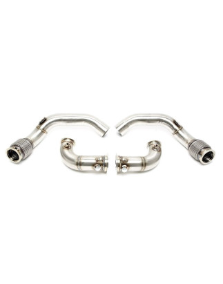 Downpipe tranne convertitore catalitico con flex pipeper BMW 5er Serie M5 F90, 8er Serie M8 F91/F...