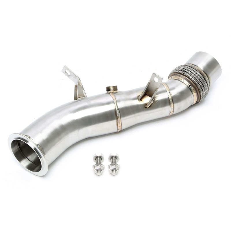 Downpipe tranne convertitore catalitico con flex pipeper BMW 5 serie F10/11/07, X5 E70, X6 E71 -... 