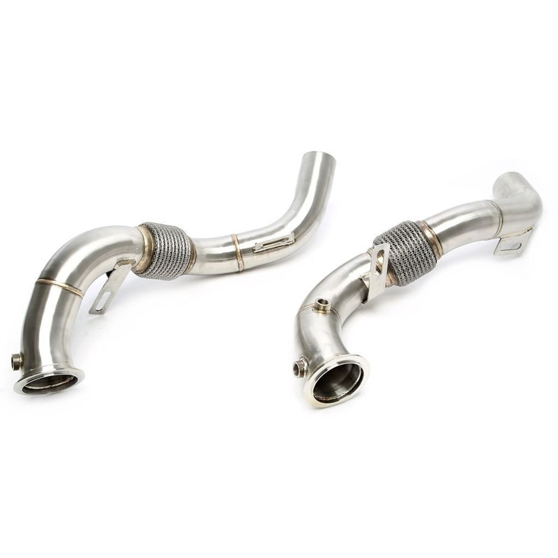 Downpipe tranne convertitore catalitico con flex pipeper BMW X5 F15/F85, X6 F16/F86 - N63+S63 eng...