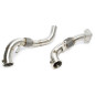 Downpipe tranne convertitore catalitico con flex pipeper BMW X5 F15/F85, X6 F16/F86 - N63+S63 eng...