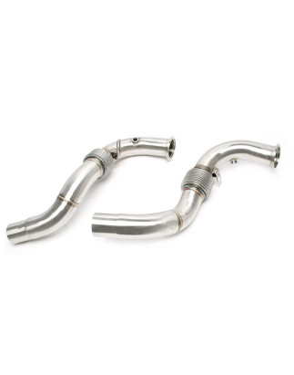 Downpipe tranne convertitore catalitico con flex pipeper BMW 5 serie F10, 6 serie F06 - 550i/65... (