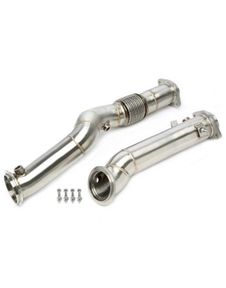 Downpipe tranne convertitore catalitico con flex pipeper BMW M2 G87, 3 serie M3 G80, 4... (Cod. T-06