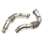 Downpipe tranne convertitore catalitico con flexpipeper BMW 5 serie M5 F10, 6 serie M6 F12/F13/... (