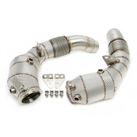 Downpipe con protezione termica and convertitore cataliticoperBMW 5 serie M5 F10, 6 serie M6 F1... (