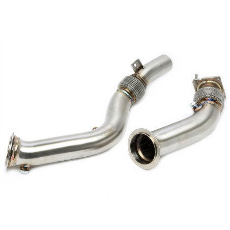 Downpipe tranne convertitore catalitico con flex pipeper BMW M2 F87, 3 serie M3 F80, 4... (Cod. T-06