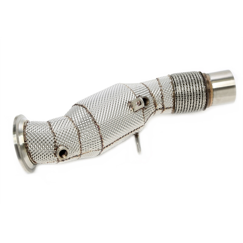 Downpipe con protezione termica and convertitore cataliticoper BMW F20, F21, F2... (Cod. T-06BM048)