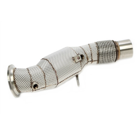 Downpipe con protezione termica and convertitore cataliticoper BMW F20, F21, F2... (Cod. T-06BM048)