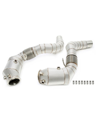 Downpipe con convertitore catalitico and flex pipeper BMW 5 serie F07,F10,F11, 6 serie F12,F13,... (