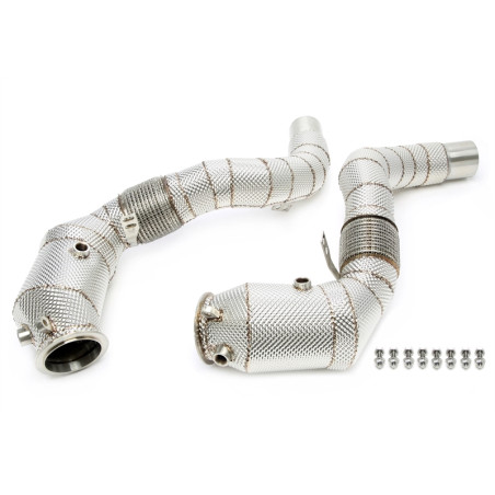 Downpipe con convertitore catalitico and flex pipeper BMW 5 serie F07,F10,F11, 6 serie F12,F13,... (
