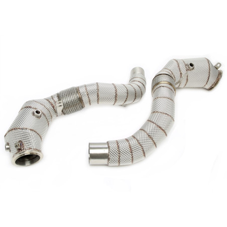Downpipe con protezione termica and convertitore cataliticoper BMW 5 serie G30,G30N, 7 serie G1... (