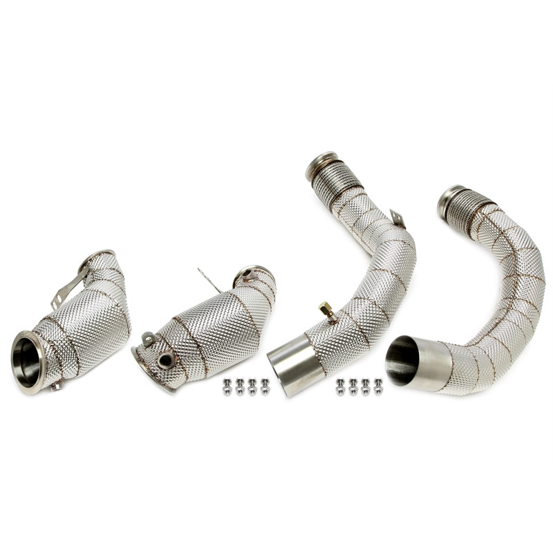 Downpipe con protezione termica and convertitore catalitico X5 M F95, X6 M F96 model year 2020-20...