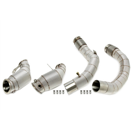 Downpipe con protezione termica and convertitore catalitico X5 M F95, X6 M F96 model year 2020-20...