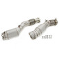 Downpipe con protezione termica and convertitore cataliticoper BMW X3 serie M models F97, X4 Ser... 