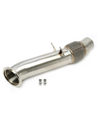 Downpipe tranne convertitore catalitico con flex pipe BMW 5 serie F10, F11, F07, 6 serie F12, F... (