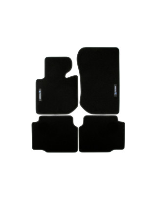 Set tappeti per auto con Logo per BMW 3 serie berlina, Coupe, Touring  E36 (Cod. T-34BM01)