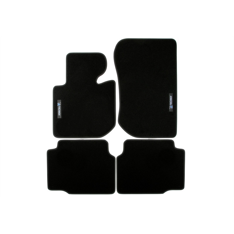 Set tappeti per auto con Logo per BMW 3 serie berlina, Coupe, Touring  E36 (Cod. T-34BM01)