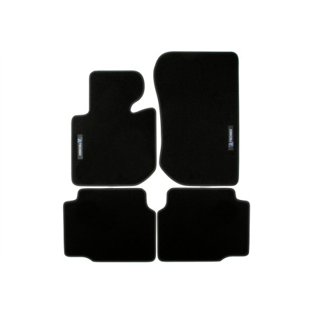 Set tappeti per auto con Logo per BMW 3 serie berlina, Coupe, Touring  E36 (Cod. T-34BM01)