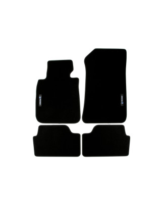 Set tappeti per auto con Logo per BMW 1 serie  E87 (Cod. T-34BM06)