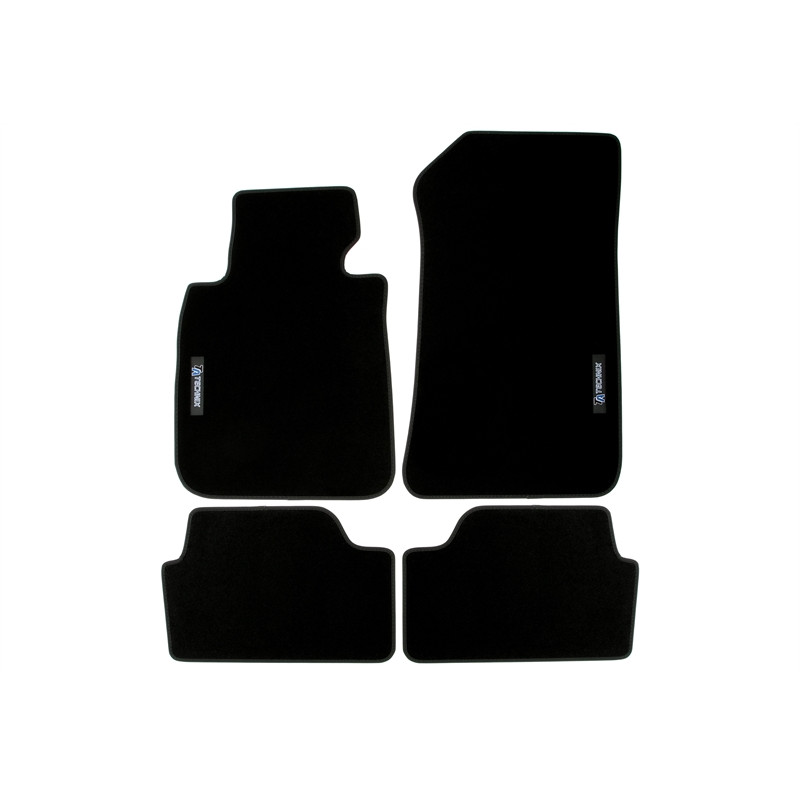 Set tappeti per auto con Logo per BMW 1 serie  E87 (Cod. T-34BM06)