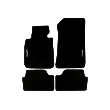 Set tappeti per auto con Logo per BMW 1 serie  E87 (Cod. T-34BM06)