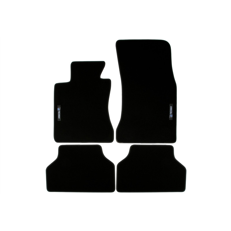 Set tappeti per auto con Logo per BMW 5 serie  E60 / E61 (Cod. T-34BM08)