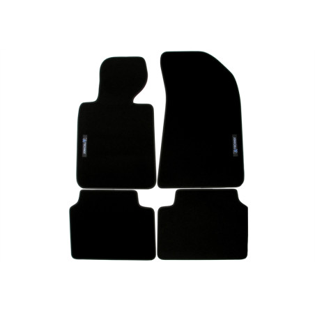 Set tappeti per auto con Logo per BMW 3 serie berlina, Coupe, Touring  E30 (Cod. T-34BM09)