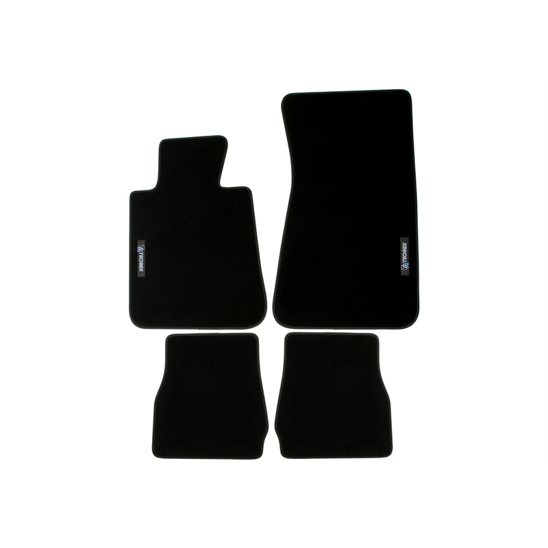 Set tappeti per auto con Logo per BMW 3 serie Convertible  E30 (Cod. T-34BM10)