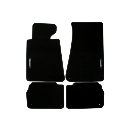 Set tappeti per auto con Logo per BMW 5 serie  E34 (Cod. T-34BM11)