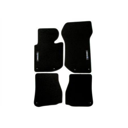 Set tappeti per auto con Logo per BMW 3 serie Convertible  E36 (Cod. T-34BM12)