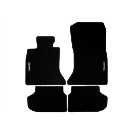 Set tappeti per auto con Logo per BMW 5 serie  F10 / F11 (Cod. T-34BM13)