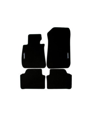 Set tappeti per auto con Logo per BMW 3 serie berlina, Touring  E90/E91 (Cod. T-34BM14)